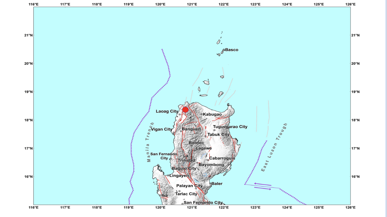 A shallow earthquake with a magnitude of 4.2 hit an Ilocos Norte town on Friday afternoon, state seismologists said.