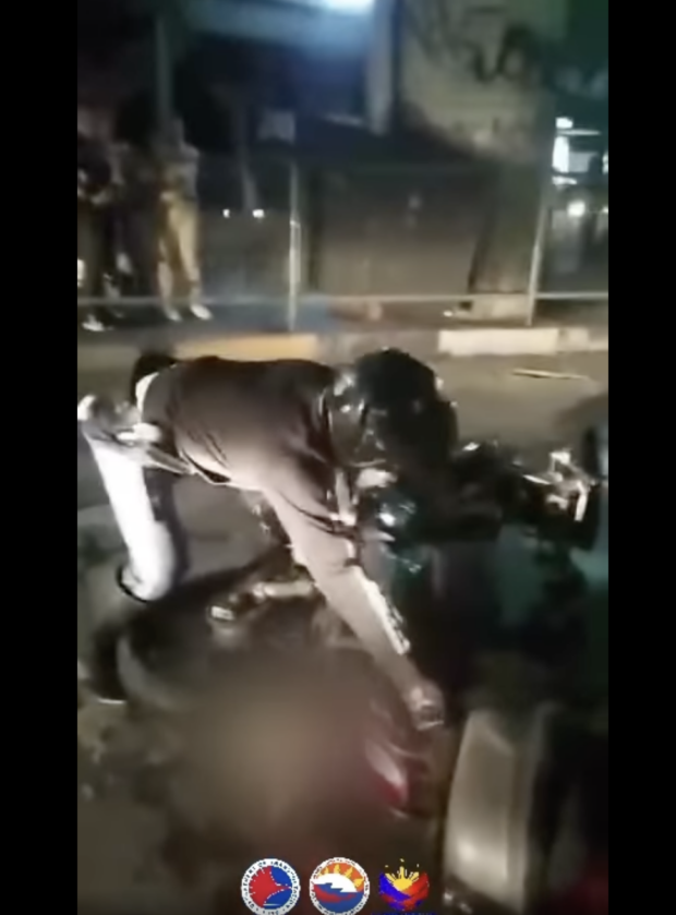 A cellphone video uploaded on Special Action and Intelligence Committee for Transportation's Facebook account on Sunday shows a Metro Manila Development Authority enforcer stumbling and swaying, allegedly under the influence of alcohol, along the southbound lane of the Main Avenue EDSA busway. He was aboard a motorcycle when he hit two commuters. 