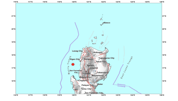 Magnitude 5.1 earthquake rocks Ilocos Sur