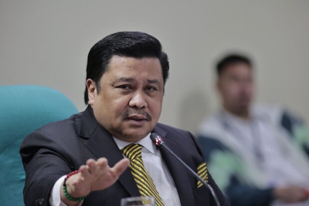 JINGGOY-LED PANEL RESUMES PROBE ON LIBERTY TRANSPORT LABOR DISPUTE: Sen. Jinggoy Ejercito Estrada presides over the fourth hearing of the Committee on Labor, Employment and Human Resources Development on the labor dispute involving workers of the Liberty Transport Corp. on Wednesday, January 24, 2024. Noting the Supreme Court First Division's latest ruling on the case, Estrada said the panel hopes to fully understand the circumstances to improve existing systems and procedures. (Joseph Vidal/Senate Social Media Unit)