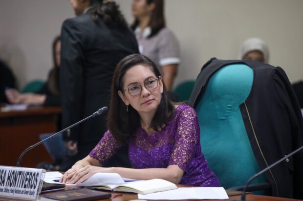 PHOTO: Sen. Risa Hontiveros STORY: Hontiveros hopes divorce bill can be given ‘fair hearing’ in Senate