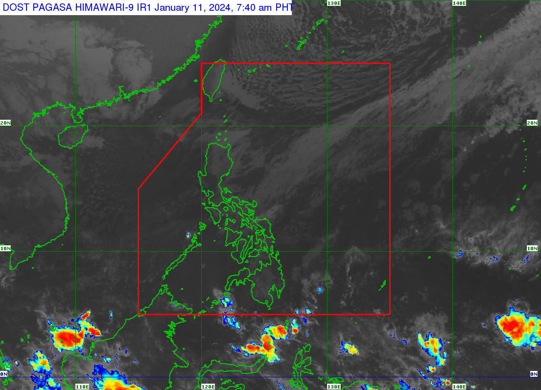 Pagasa: Shear line to bring cloudy skies, rains in Southern Luzon