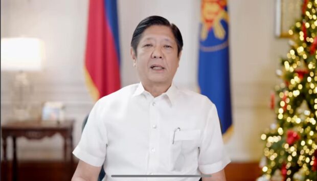 President Ferdinand Marcos Jr. delivers his Community Development Day Message in a video posted on Facebook on Tuesday, January 9, 2023. Photo from Bongbong Marcos Facebook