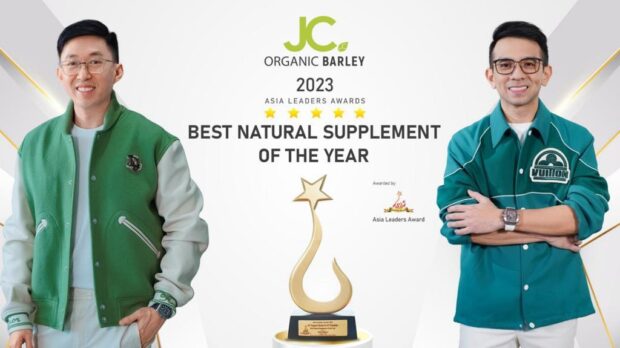 Proving its worth as nutritional powerhouse, JC Organic Barley has received recognition as “Best natural Supplement of the Year” by the Asia Leader Awards (ALA).