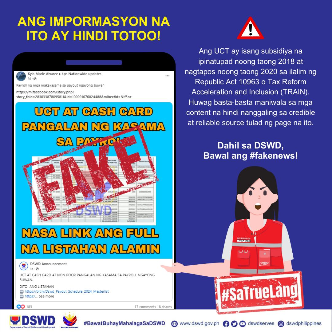 DSWD issues warning vs fraudulent social media post on financial aid