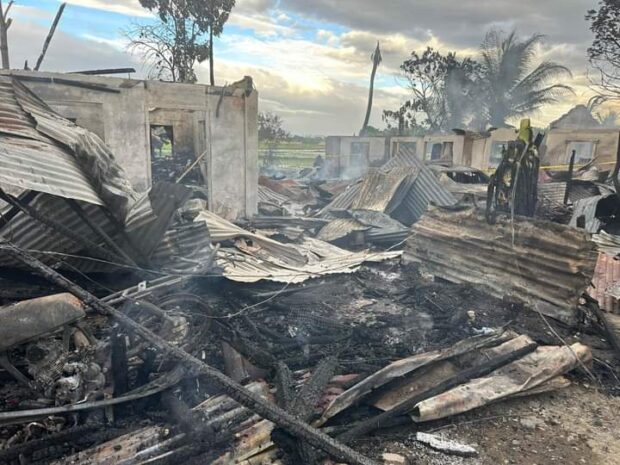 16 families left homeless after fire in Zamboanga del Sur town