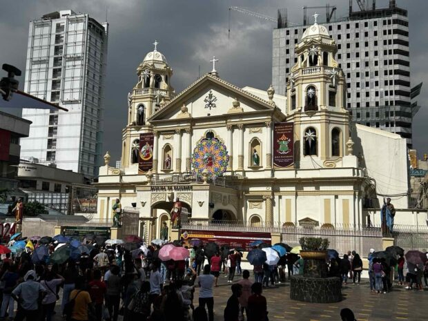 More than 50,000 estimated number of devotees have already participated in the Feast of the Black Nazarene a day before the Traslacion procession, said the organizers at Quiapo Church.