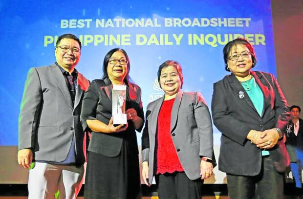 Inquirer wins anew at Stallion media awards