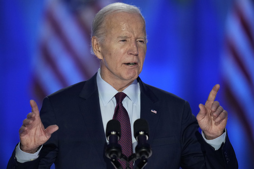 President Joe Biden speaks at a campaign event