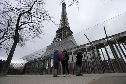 Striking workers shut Eiffel Tower again ahead of Paris Olympics