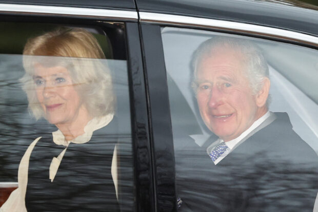 King Charles seen in public after cancer diagnosis; Harry visits him