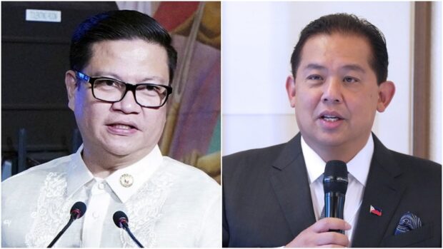 PHOTO: Rep. Manuel Jose Dalipe and House Speaker Martin Romualdez STORY: House eyes bigger wage hike of up to P350 a day
