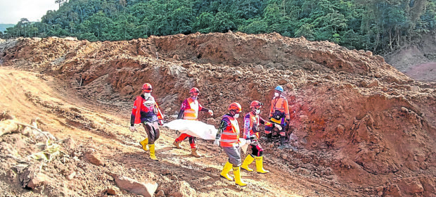 Rescuers recovered eight bodies and no survivors on Saturday, a day after their hopes were buoyed when they found a 3-year-old girl alive under the rubble more than two days after a landslide smashed into Barangay Masara.