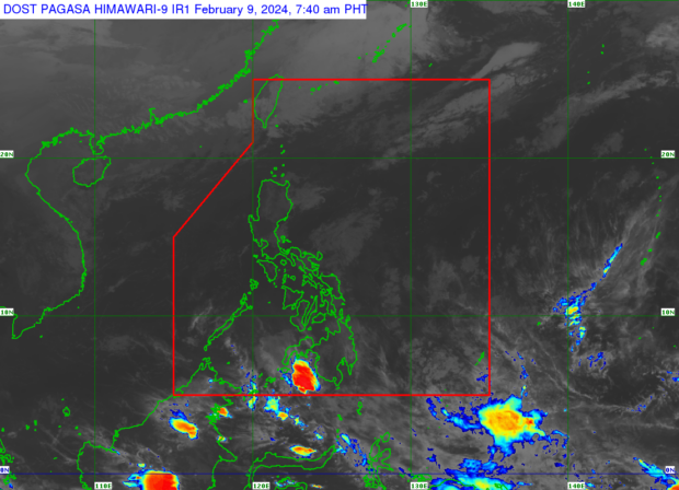 PHOTO: Weather satellite image from Pagasa's website STORY: Pagasa: No tropical cyclone this weekend