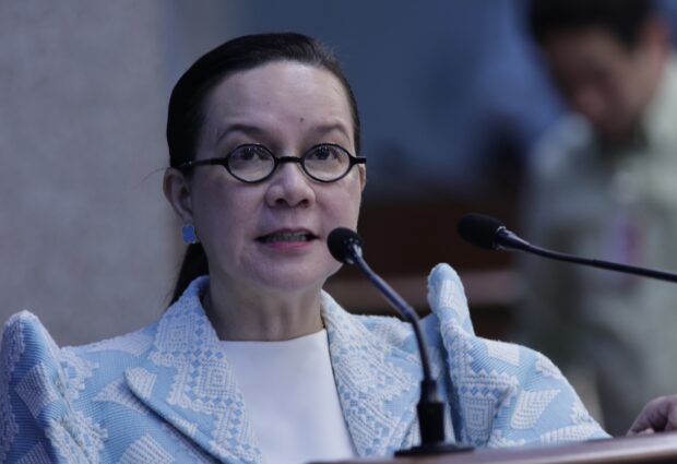 THE BACKBONE OF PH ECONOMY: Saying that living wage is a need that must be addressed, Sen. Grace Poe lauds the passage of Senate Bill No. 2534 or the proposed P100 Daily Minimum Wage Increase Act on third and final reading during Monday’s plenary session, February 19, 2024. Poe pointed out that there are safeguards and existing laws in place in order to cushion the impact of P100 daily wage hike law on job security, inflation, and micro, small, and medium enterprises. “I urge employers with the means to provide supplementary allowances or benefits to extend this assistance to their employees. In the end, the labor sector is the backbone of our economy,” Poe said. (Joseph Vidal / Senate Social Media Unit)