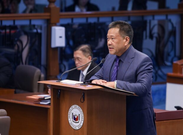 AYUDA SCAMS DENOUNCED: Sen. Joseph Victor “JV” Ejercito denounces politicians who have been using government social programs such as the TUPAD (Tulong Panghanapbuhay sa Ating Disadvantaged/Displaced Workers) to dupe ordinary people. 