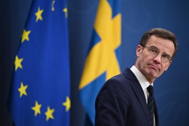 Sweden's Prime Minister Ulf Kristersson 