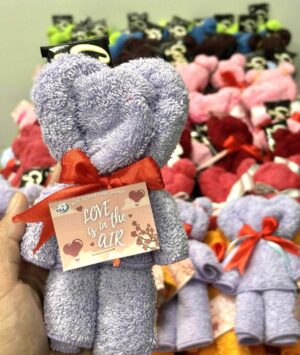 PHOTO Stuffed toys from CAAP STORY: CAAP greets travelers with flowers, chocolates on Valentine's Day