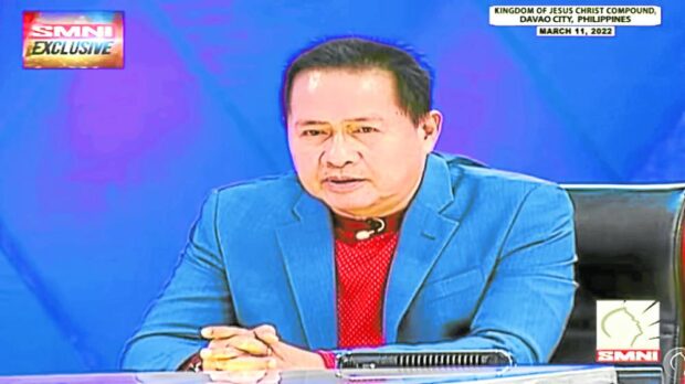 PHOTO: Apollo Quiboloy STORY: House panel has been fair, lenient with Quiboloy, says solon