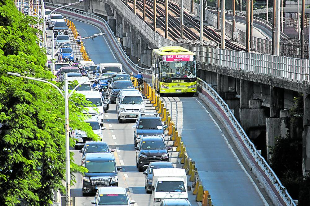 The woman who claimed to be an Armed Forces of the Philippines (AFP) member to get away from illegally using the Edsa Bus Carousel lane or Edsa busway, is not part of the military force, according to its spokesperson Col. Francel Margareth Padilla. 