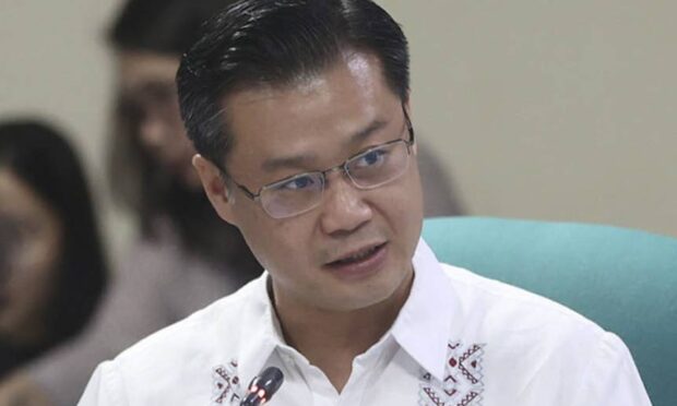 SENATE / SEPTEMBER 22, 2023 Senator Sherwin Gatchalian presides during the Senate hearing on Proposed 2024 National Expenditure Program of the following agencies: National Power Corporation, Philippine National Oil Company and Power Sector Assets and Liabilities Management Corporation. INQUIRER PHOTO / NIرO JESUS ORBETA