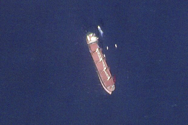 Ship hit by Yemen's Houthi rebels sinks in Red Sea