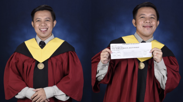 Allen Madlangbayan, 25, passed the 2024 Mechanical Engineer Licensure Examination on February 27, 2024.