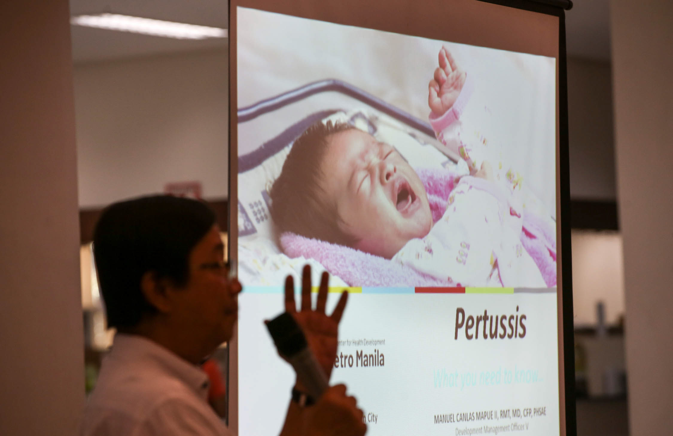  Most pertussis fatalities are infants - DOH