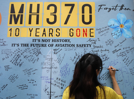 马来西亚可能在MH370失踪十年后重新搜寻