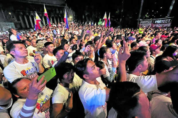 rally held at Liwasang Bonifacio by supporters of embattled televangelist Apollo Quiboloy