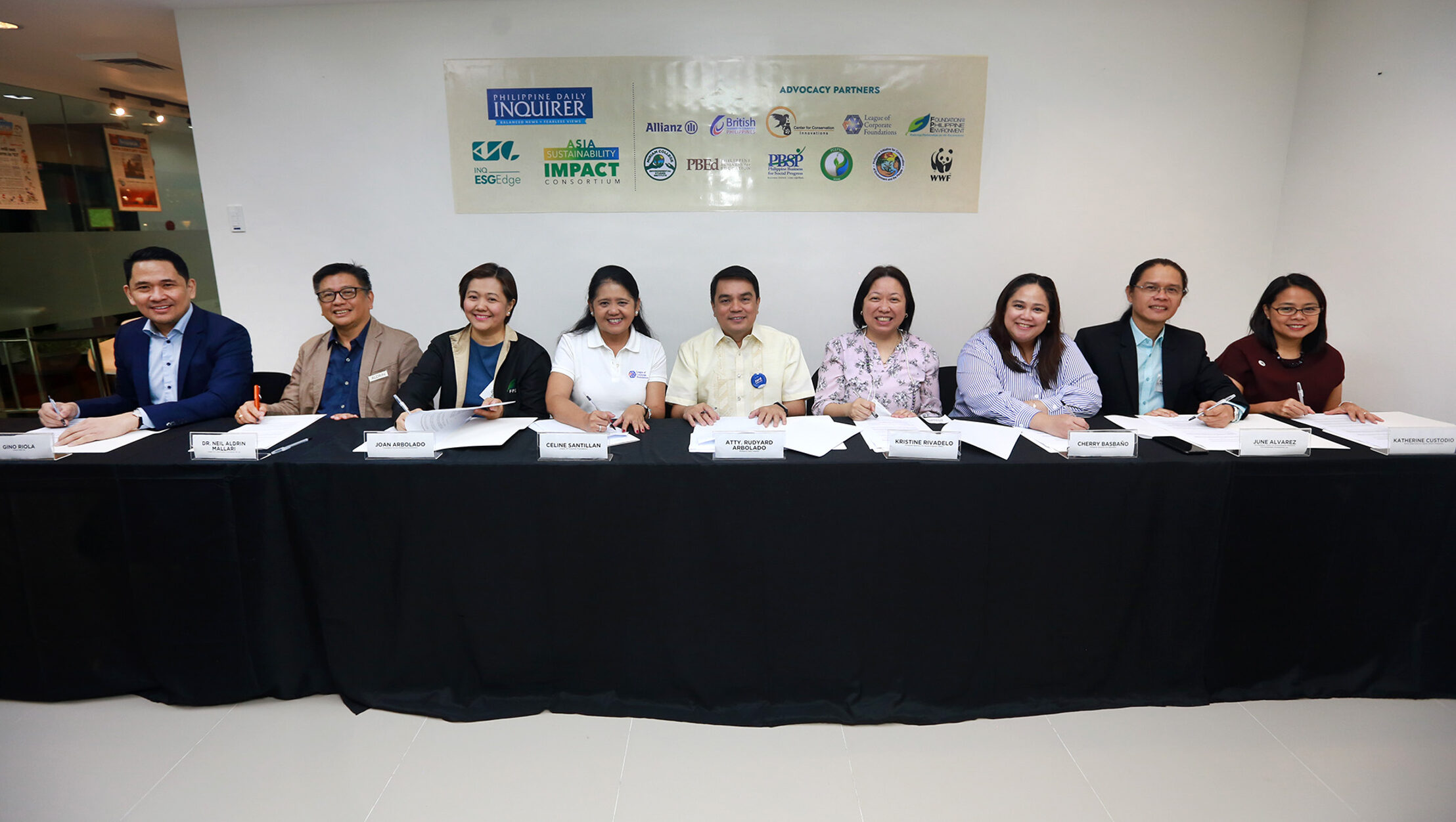 11 groups sign up as partners of Inquirer ESG Edge
