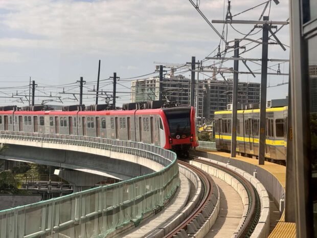 The first phase of the Light Rail Transit Line-1’s (LRT-1) Cavite extension is nearing completion and may open in the fourth quarter of 2024, according to its private operator, Light Rail Manila Corporation (LRMC). (Photo from LRMC)