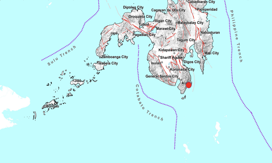 Niyanig ng magnitude 5 na lindol ang Davao Occidental — Phivolcs ...