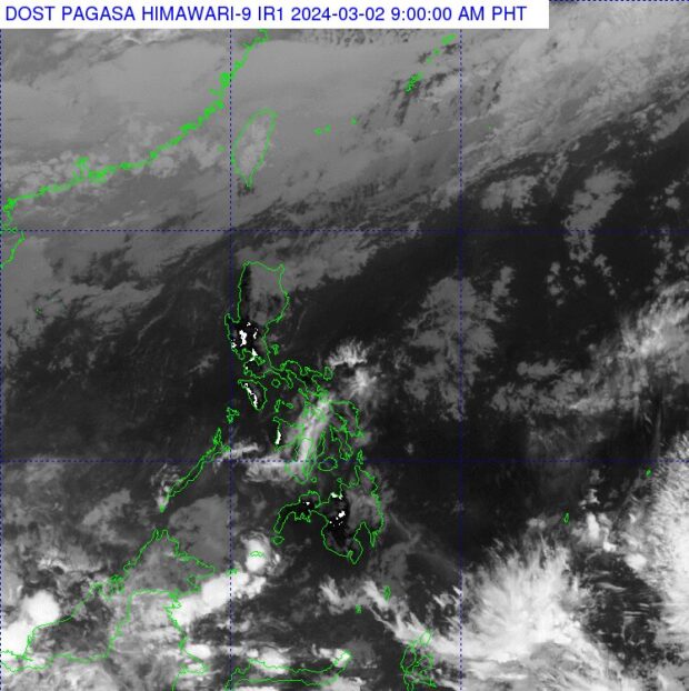 The Philippine Atmospheric, Geophysical and Astronomical Services Administration says that overcast skies with light rains will prevail in northern Luzon on Saturday brought by the northeast monsoon, locally known as amihan. (Photo courtesy of Pagasa)