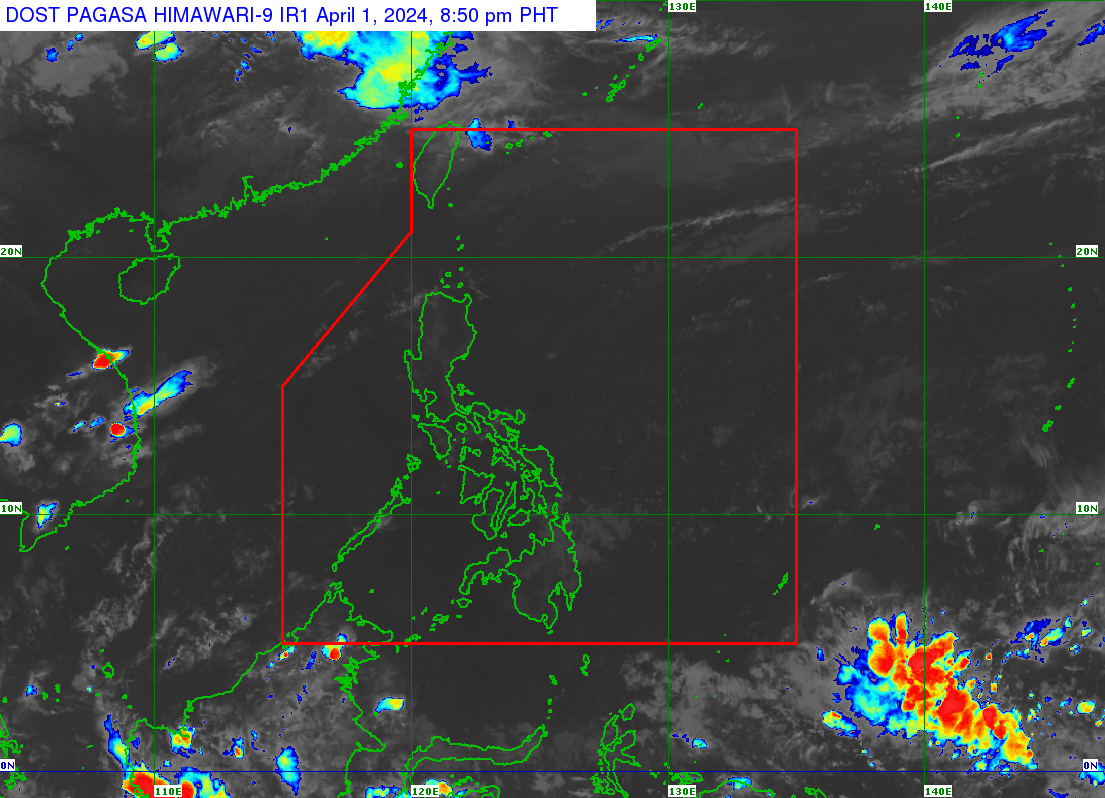 Pagasa: Cloudy Tuesday with possible rain showers