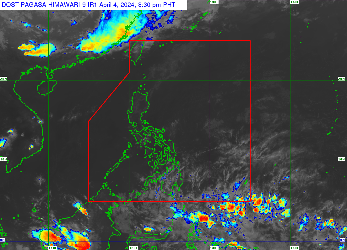 A low pressure area (LPA) was spotted outside the Philippine area of responsibility southeast of South Cotabato, said the Philippine Atmospheric, Geophysical, and Astronomical Services Administration (Pagasa).
