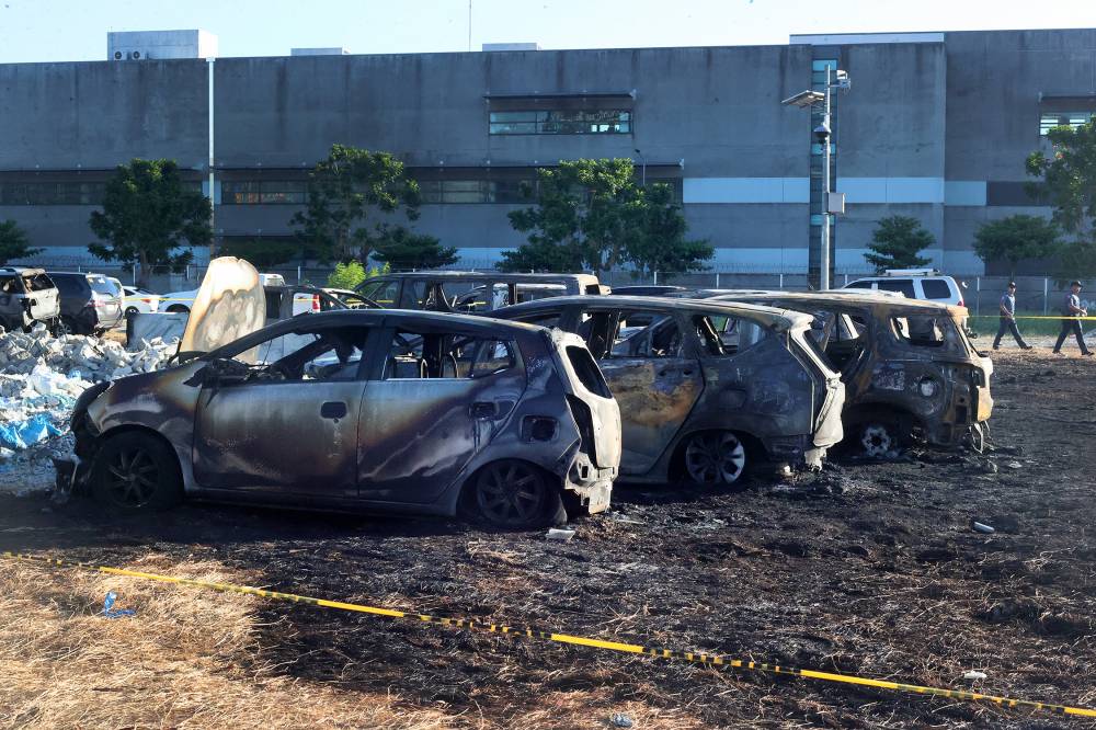 Cigarette butts blamed for Naia T3 parking lot fire