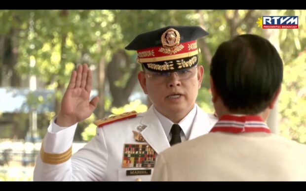 Marcos to new PNP chief Marbil: Address terrorism, cybercrime