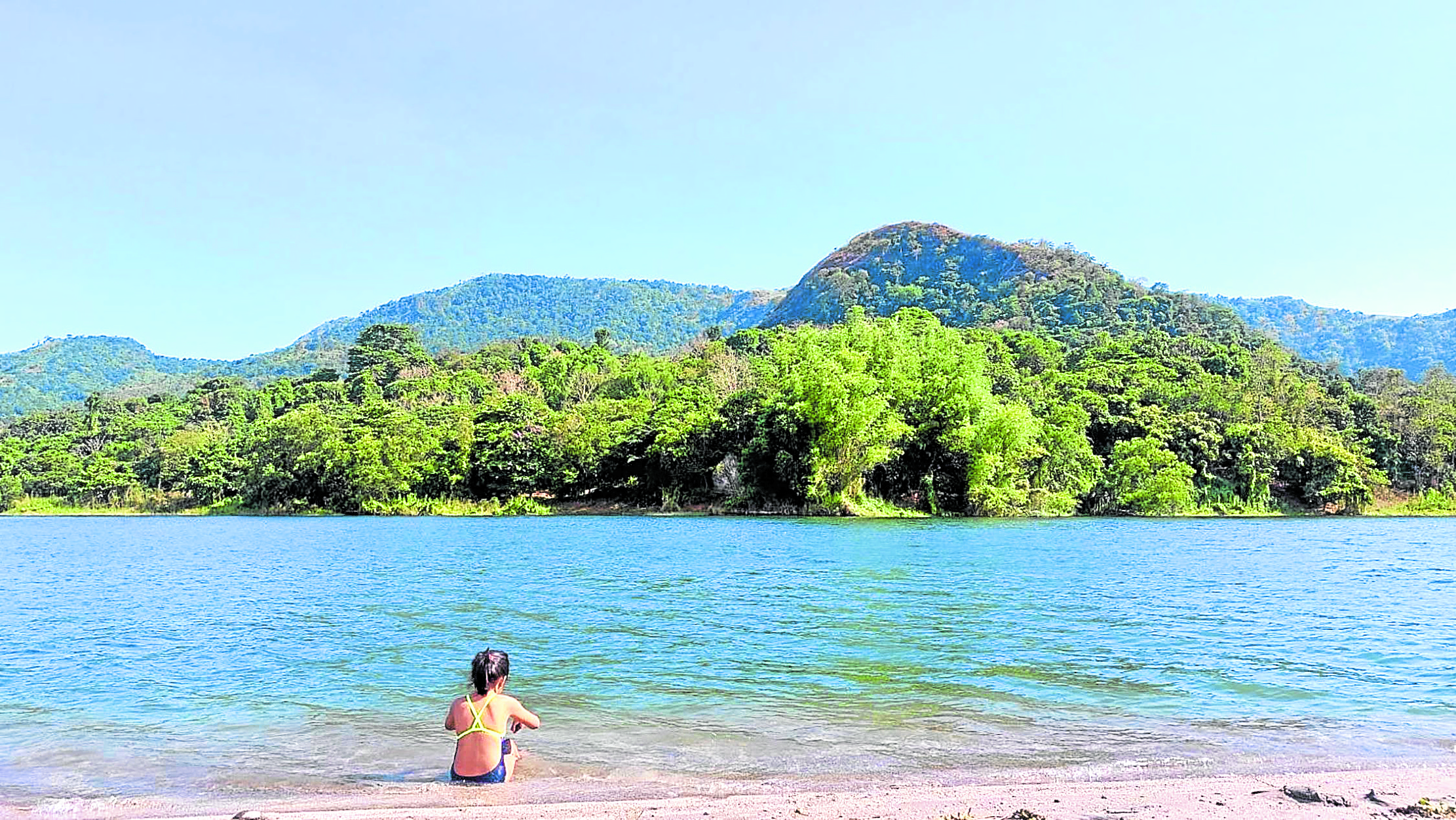 The pristine surroundings and a refreshingdip in Mapanuepe Lake have been attracting visitors to this spot in Zambales.