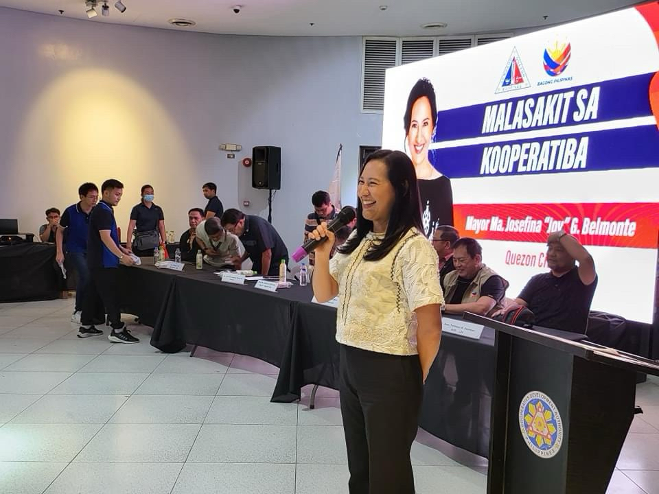 Mayor Belmonte in a recent speech before trade cooperatives in Quezon City