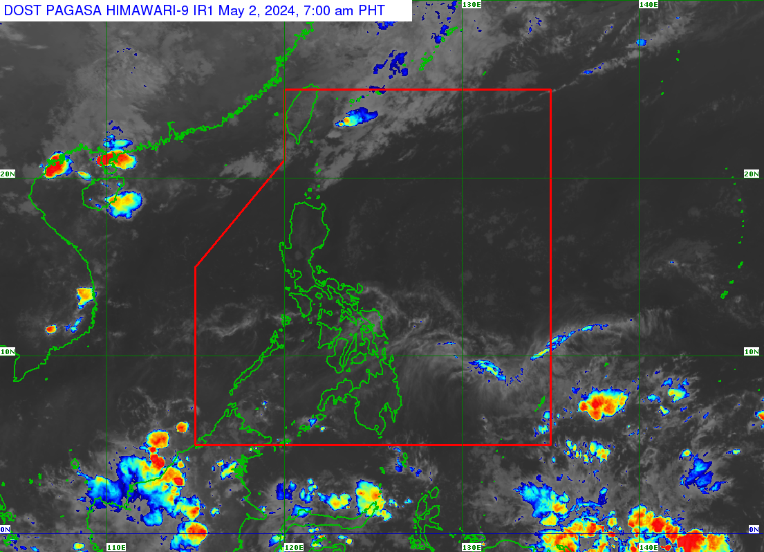 Amid the summer season and the effect of El Niño, sultry weather is expected to continue across the country. (Photo by Pagasa)