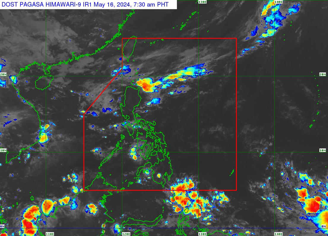 Pagasa said on Thursday that a shear line may cause rains in parts of Northern Luzon, while other parts of the country will experience fair weather. (Photo from Pagasa)