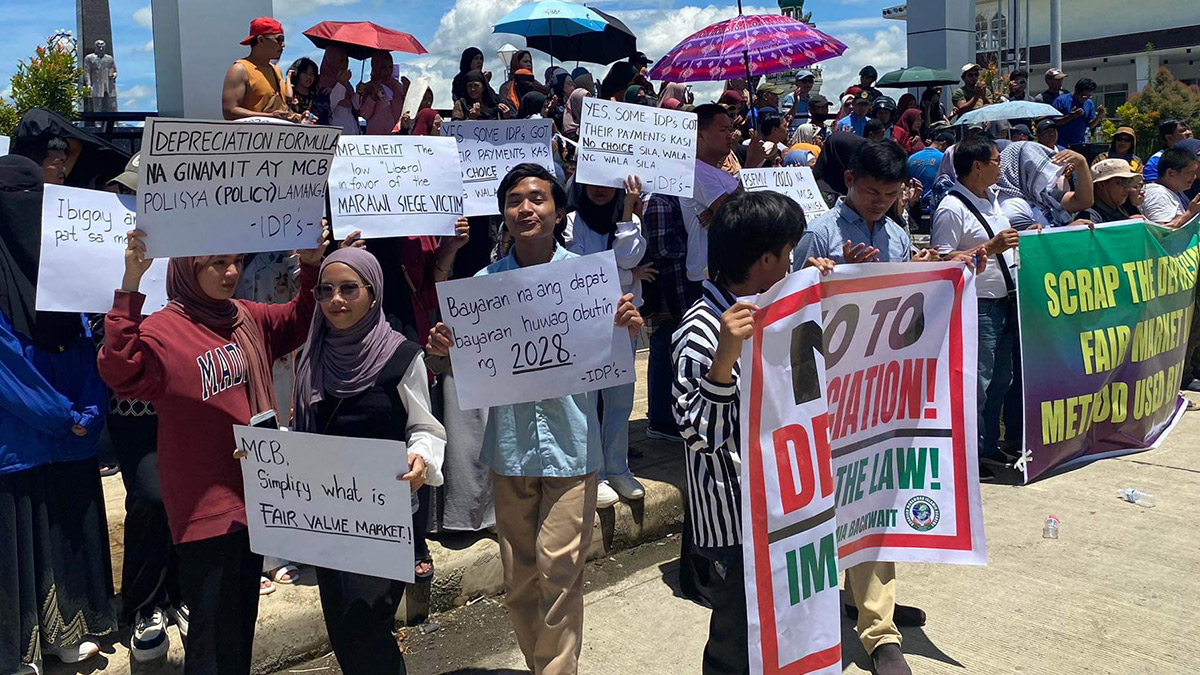Marawi folk protest ‘unjust’ valuation of damaged properties