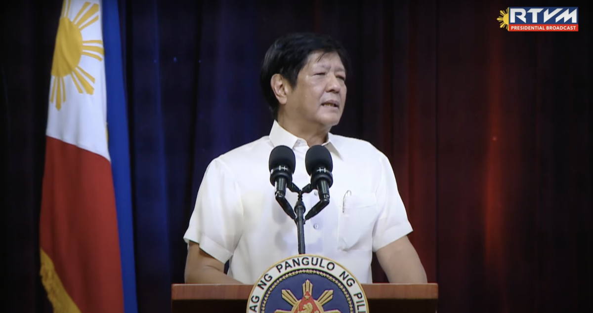 Marcos alarmed over 'parties' trying to divide Filipinos