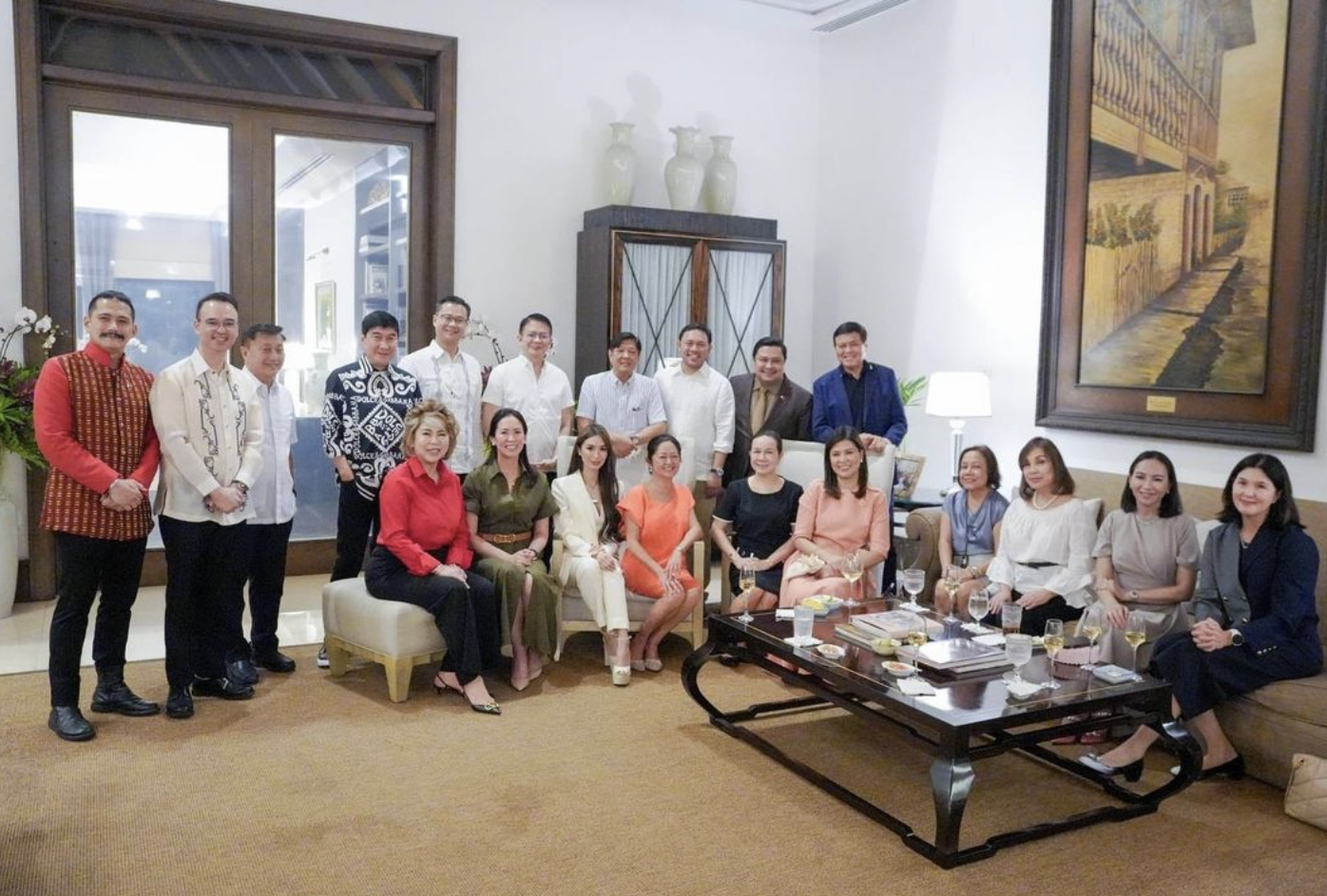 President Ferdinand Marcos Jr. meets with several senators in a photo posted on May 22, 2024. Photo from Liza Marcos Instagram. 