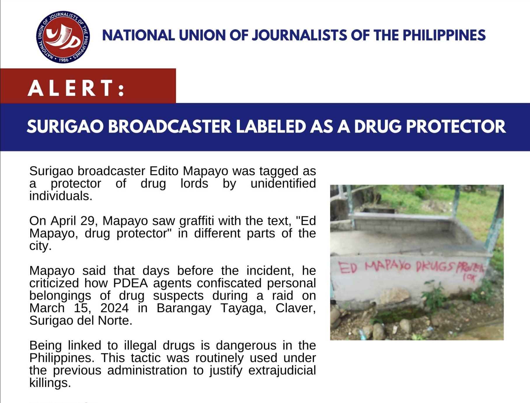 PTFOMS seeks PNP help to probe reported threat to Surigao broadcaster