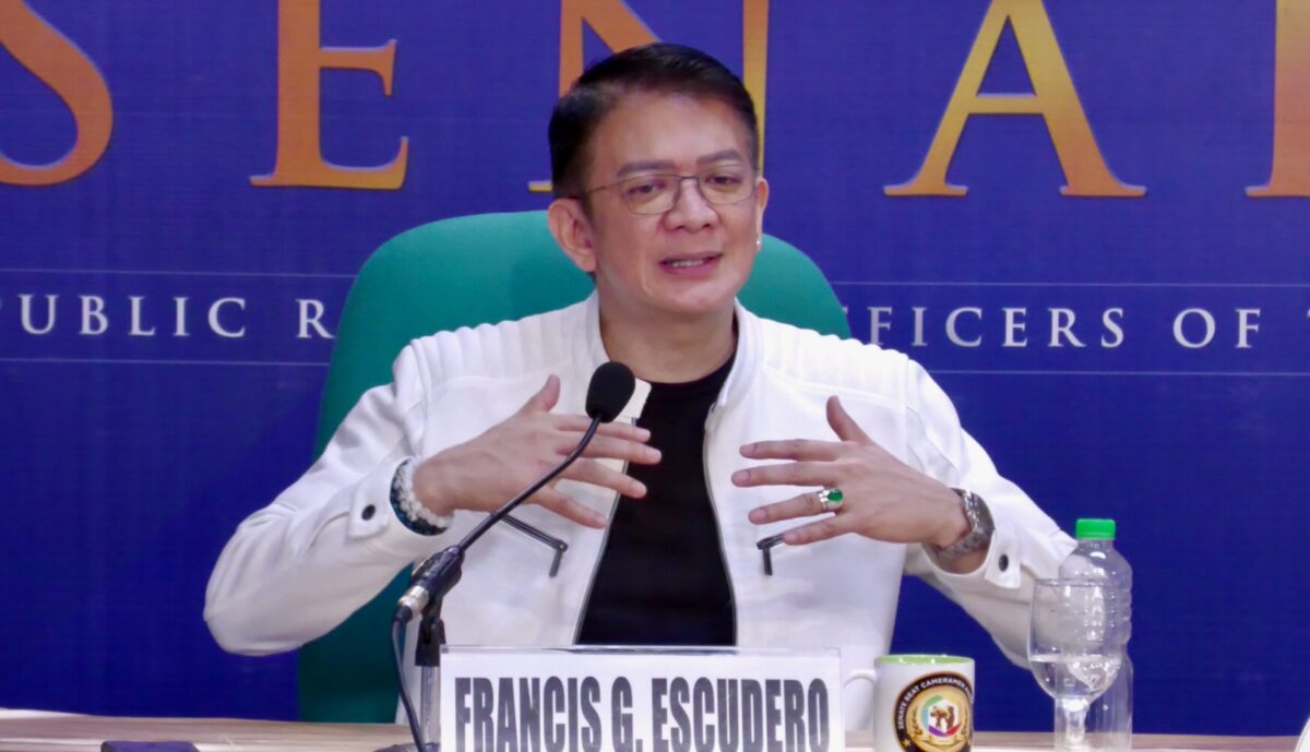 Escudero says he will neither push for or against divorce bill