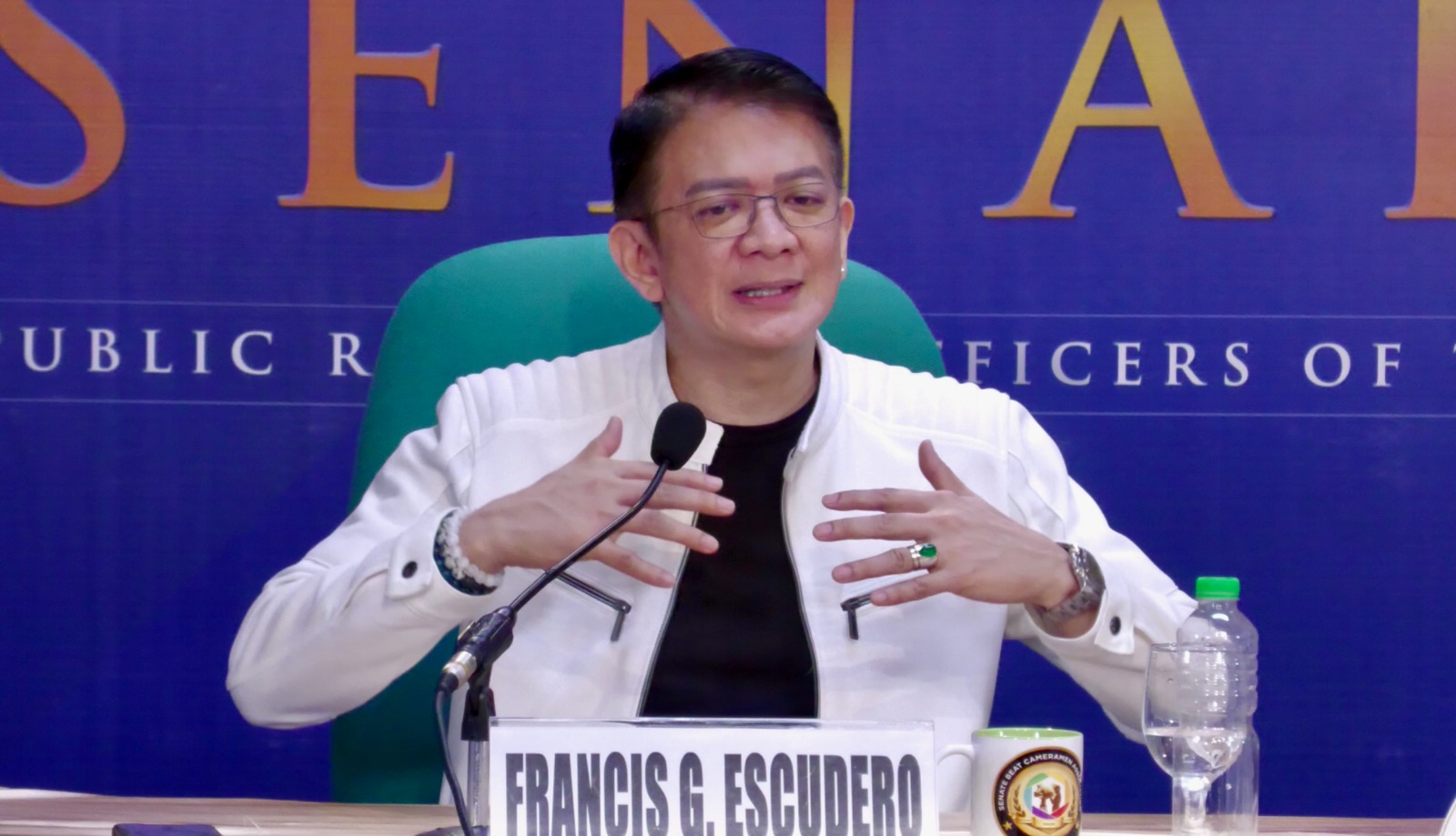 Escudero welcomes trust rating survey results