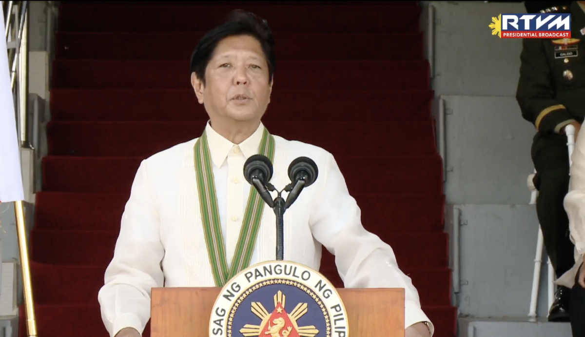 Marcos' talk with troops goes on amid destabilization plot rumor