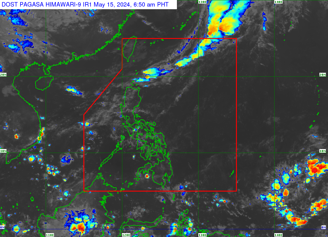 Parts of northern Luzon may experience rainy weather brought by a shear line, the state weather bureau said on Tuesday.